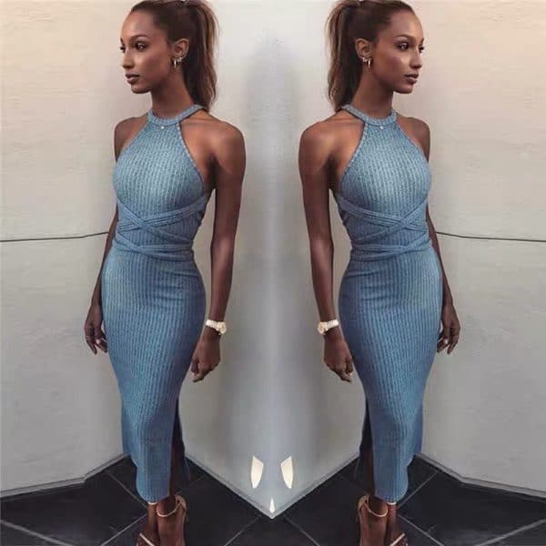 20 Ideas On How To Wear Blue Bodycon Dress Outfits
