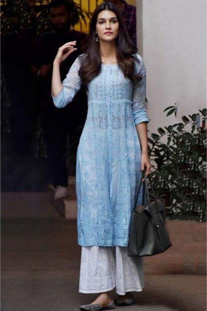 Elegant Lucknowi Chikankari Kurti Real photos inner can be attached of  same color lucknow lucknowi chickankari soot  Clothes for women  Clothes Women wear