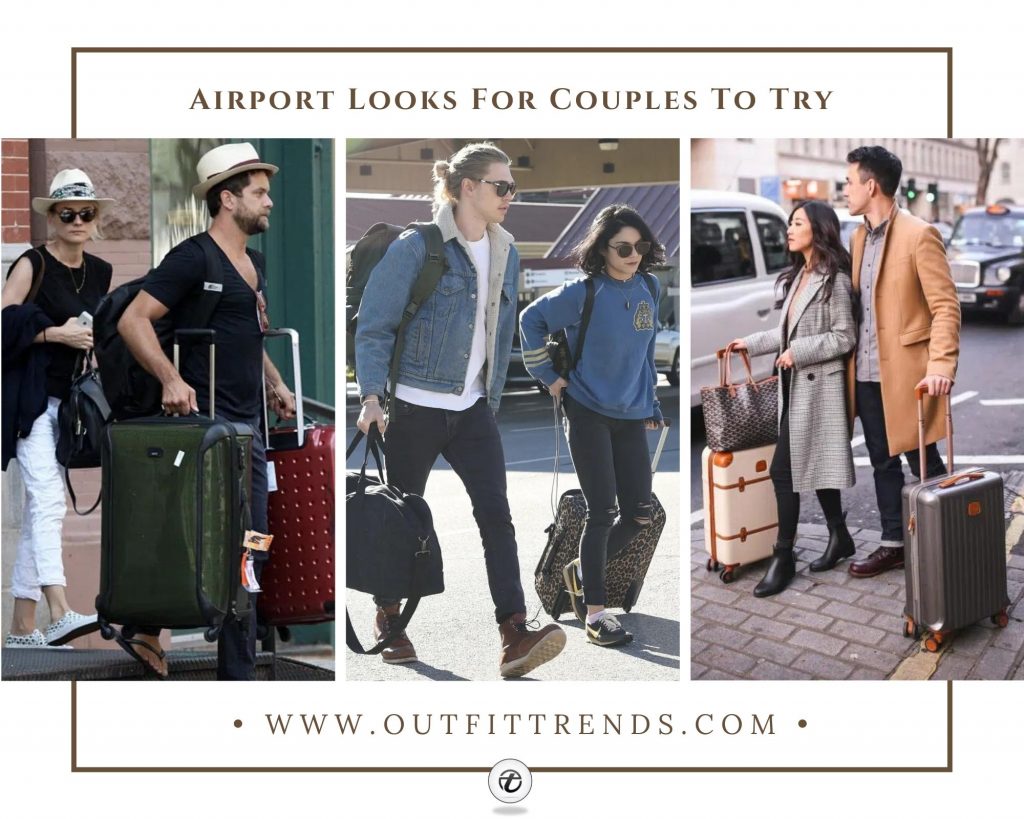 21 Couple Airport Outfit Ideas That You'll Want to Copy