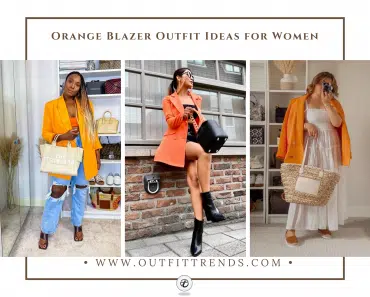 How To Style an Orange Blazer? 20 Outfit Ideas