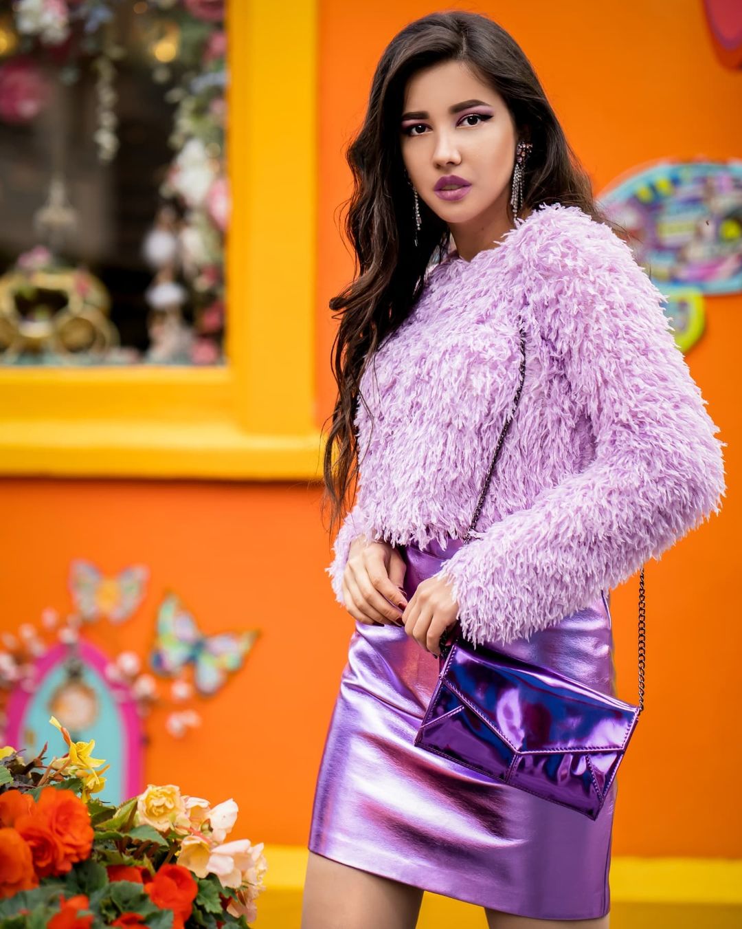 Long Purple Skirt - Etsy