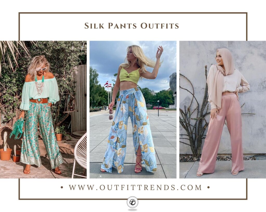 Silk Pants Outfits ideas 23 Tips How to Wear Silk Pants