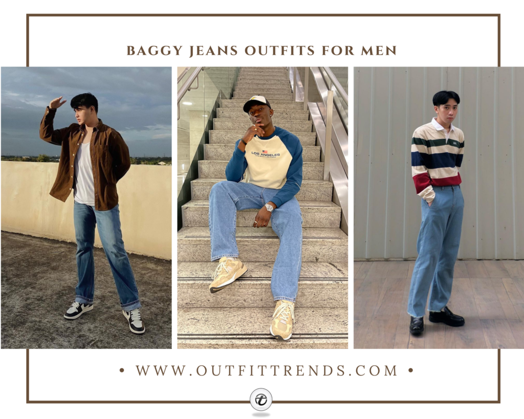 20 Baggy Jeans Outfits For Men - How To Wear Baggy Jeans?