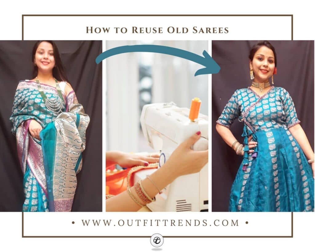 Share 85+ old saree into kurti designs latest - thtantai2