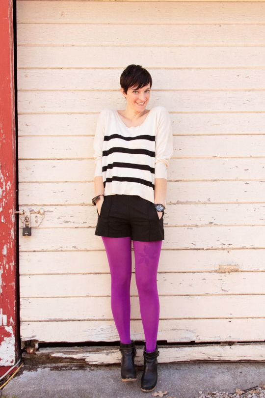 How To Style Purple Leggings
