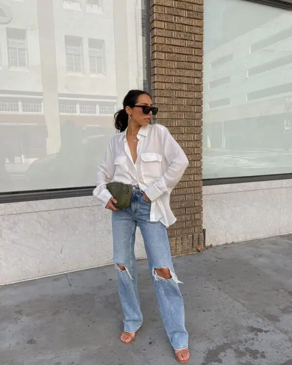 41 Chic Ripped Jeans Outfit Ideas with Styling Tips