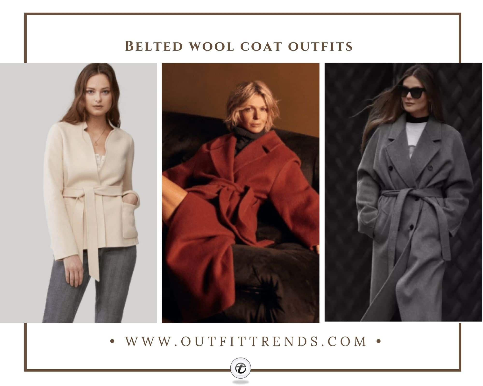 Belted Wool Coat Outfits 20 Ways To Style Them In Winter 2022