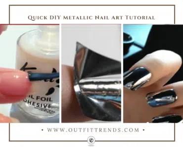 Quick DIY Metallic Nail Art Tutorial