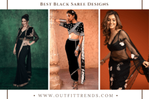 16 Best Black Saree Designs & Tips on Styling a Black Saree