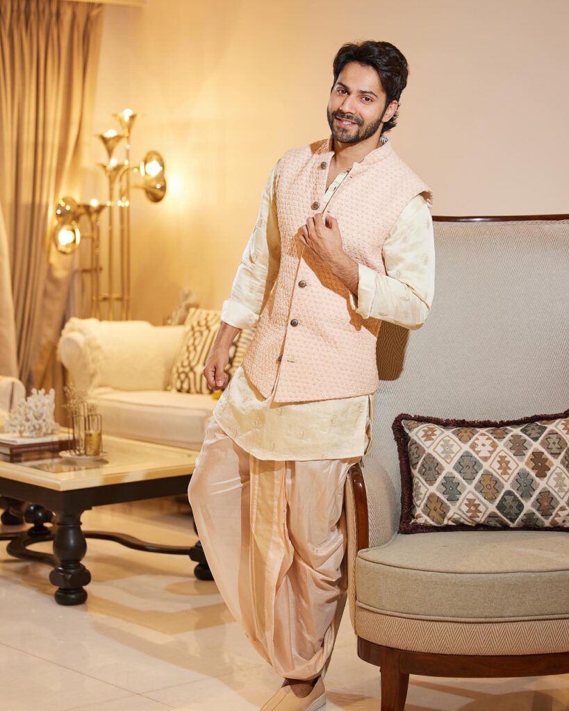 dhoti diwali outfit for men