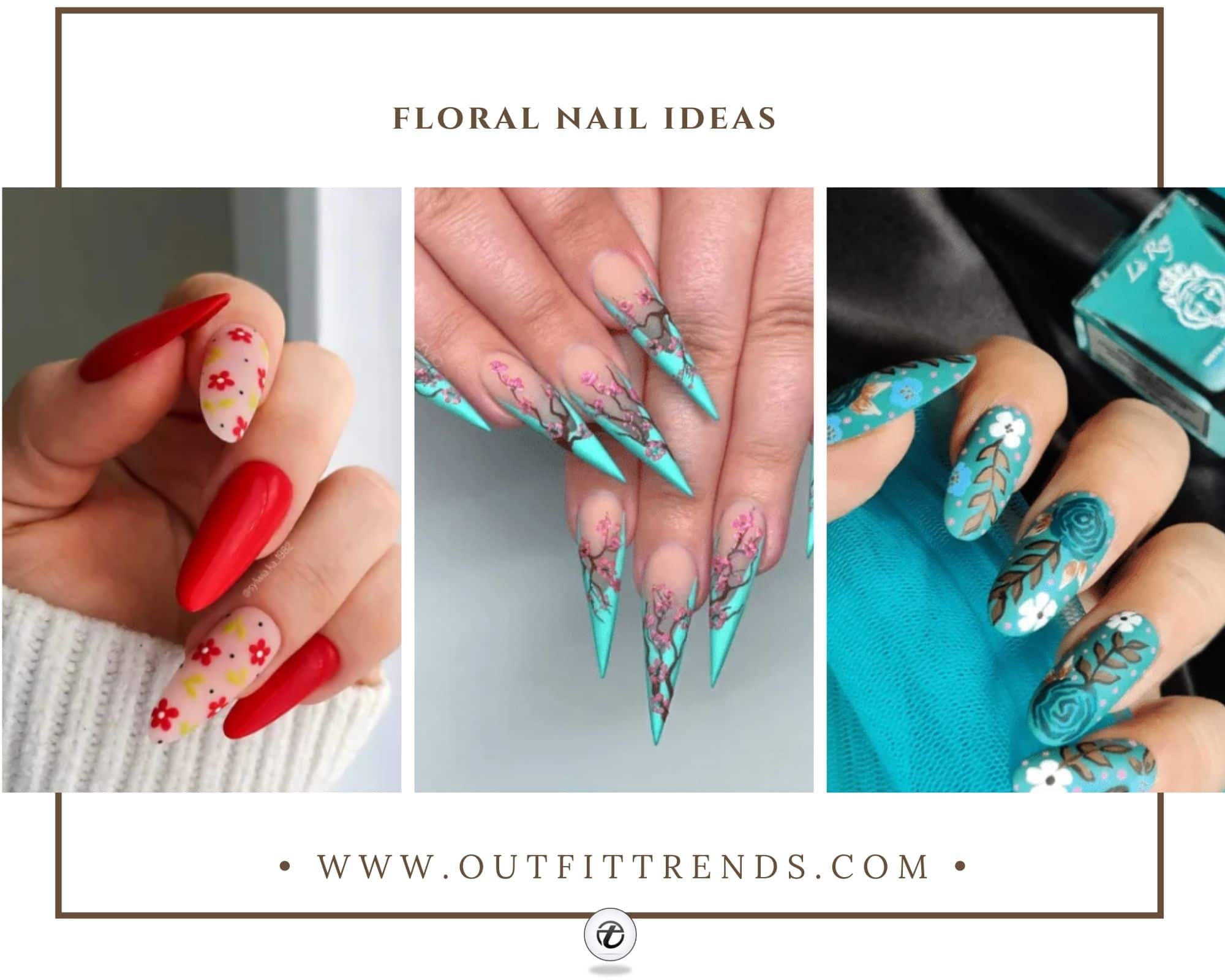 Floral Nail Ideas - 21 Best Nail Designs With Flowers
