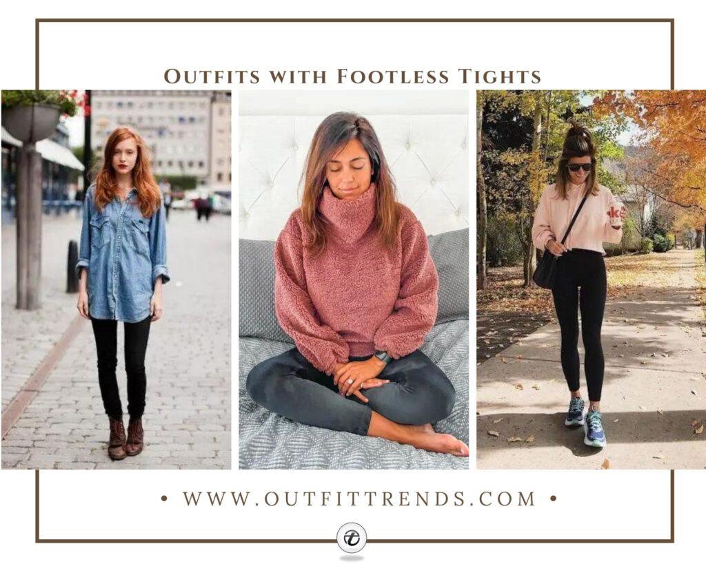 outfits with footless tights