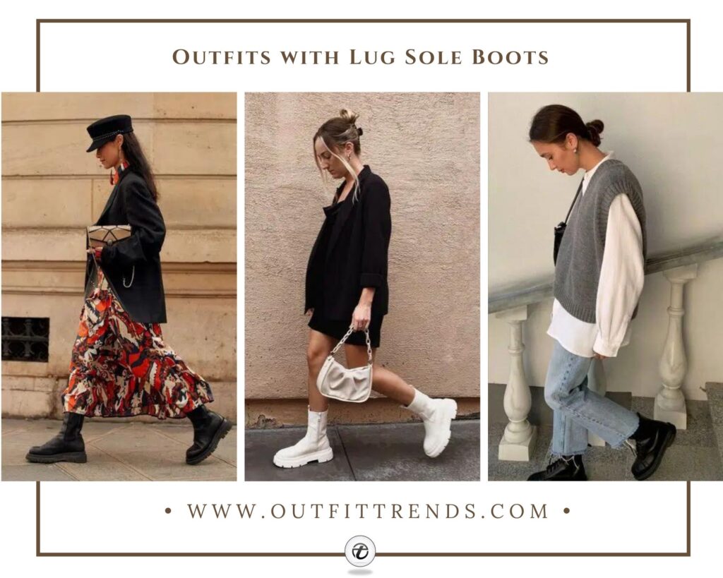 outfits with lug sole boots