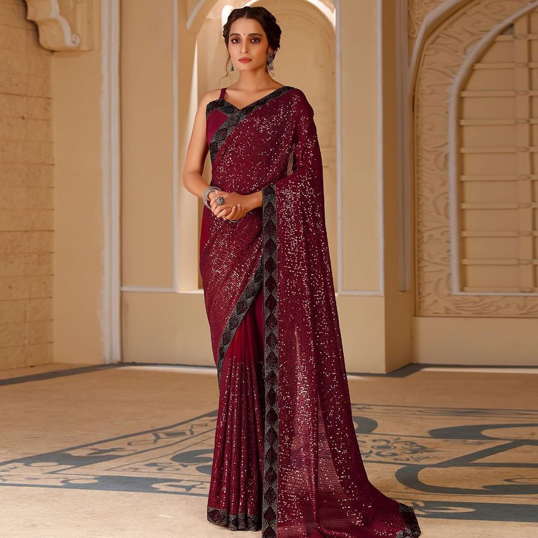 sequins-saree-with-contrasting-border.