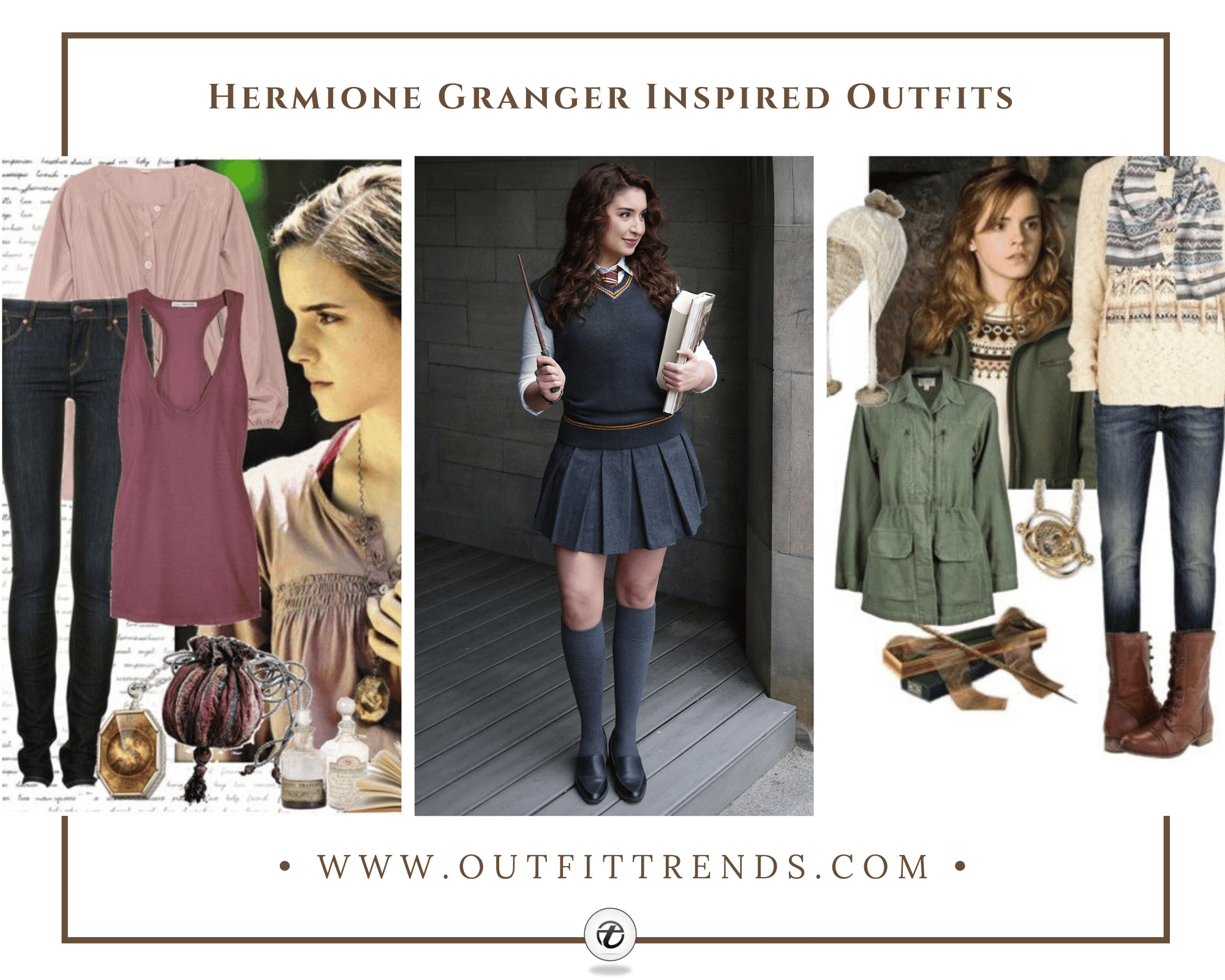 Hermione Granger Inspired Outfits