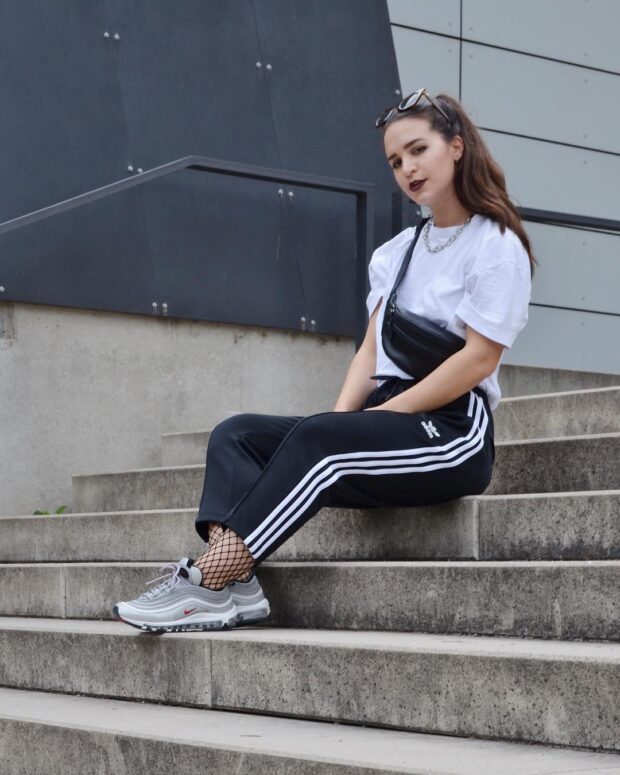 36 Adidas Pants Outfit Ideas Super Combo Of Comfort And Beauty  Adidas  pants outfit Black dress outfit casual New fashion clothes