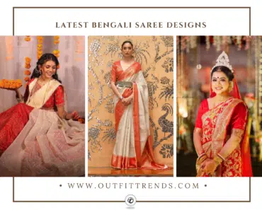 16 Latest Bengali Saree Designs & Styling Tips