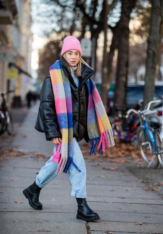 blanket scarf outfit ideas for women 2