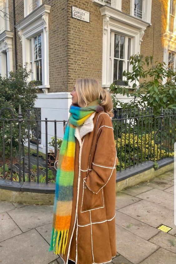 blanket scarf outfit ideas for women 4