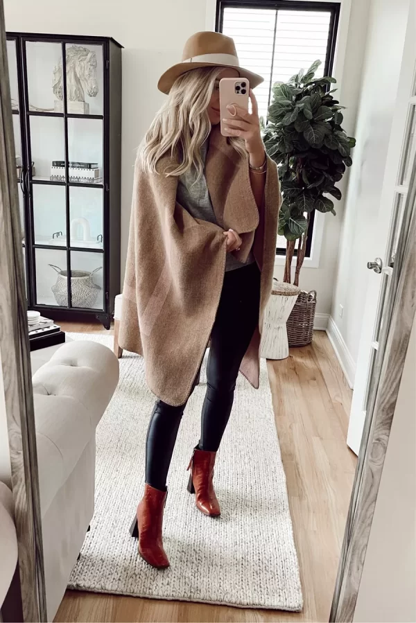 blanket scarves outfit ideas