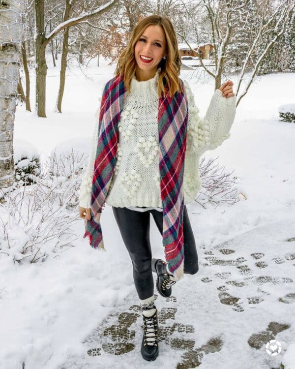 blanket scarves outfit ideas