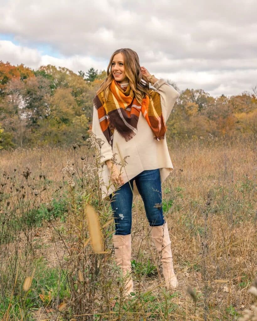 Blanket Scarf Outfits: 50 Ways to Wear a Blanket Scarf