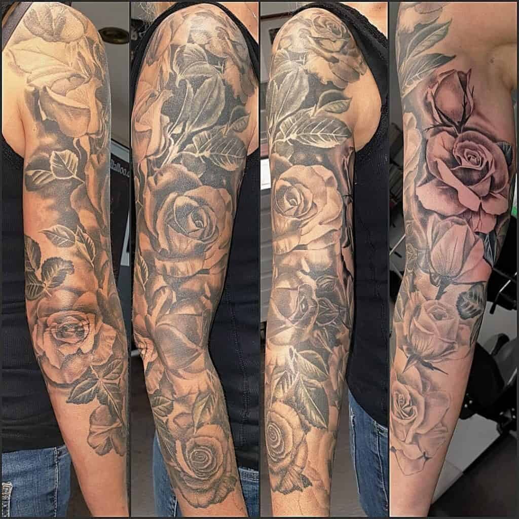 flower tattoo designs for men