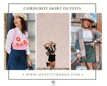 How to Wear Corduroy Skirts? 16 Outfit Ideas