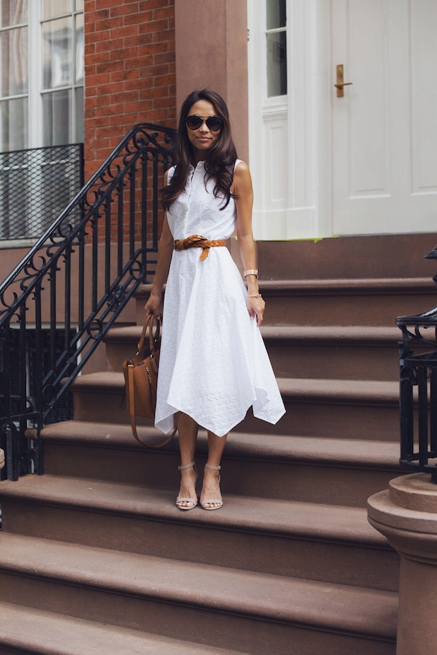 36 Chic White Eyelet Dresses And Ideas On How To Style Them