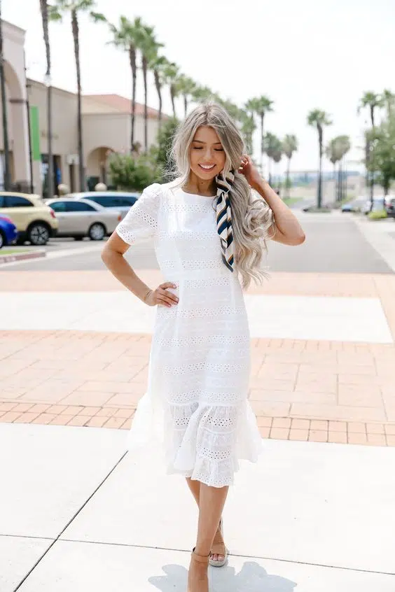 white eyelet dresses for woman 14