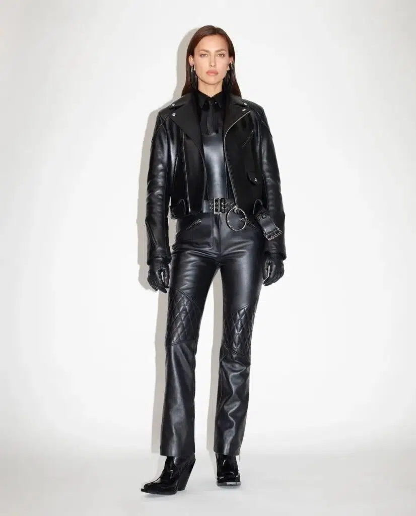 how to wear a leather jumpsuit 