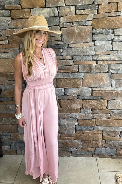 Pink Jumpsuit Outfit