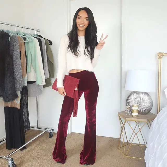 Share more than 76 velvet trousers outfit best - in.cdgdbentre