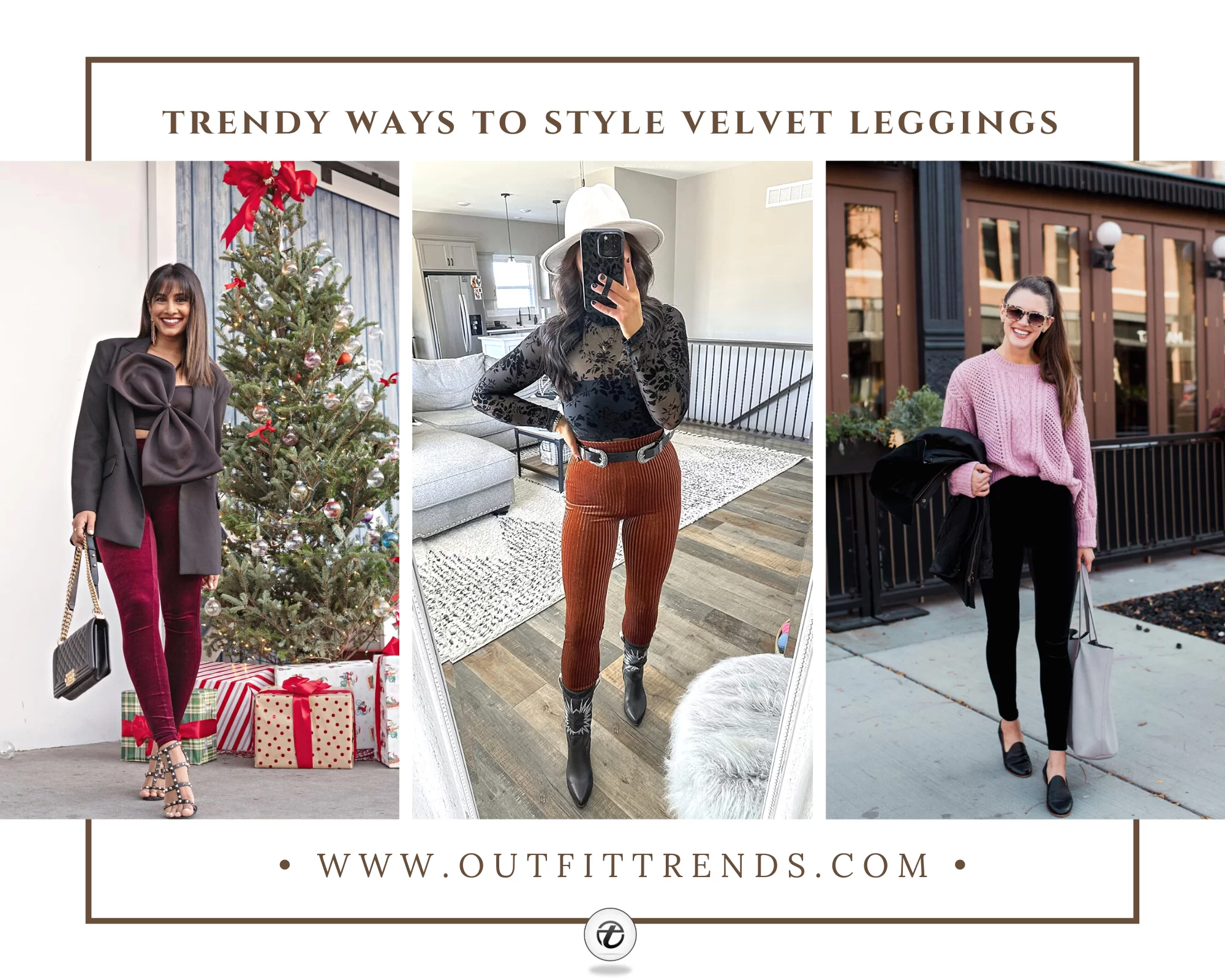 Outfits with Velvet Leggings (1)