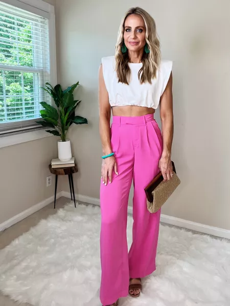 Baby Pink Cotton Linen Pants – Elebe Lifestyle