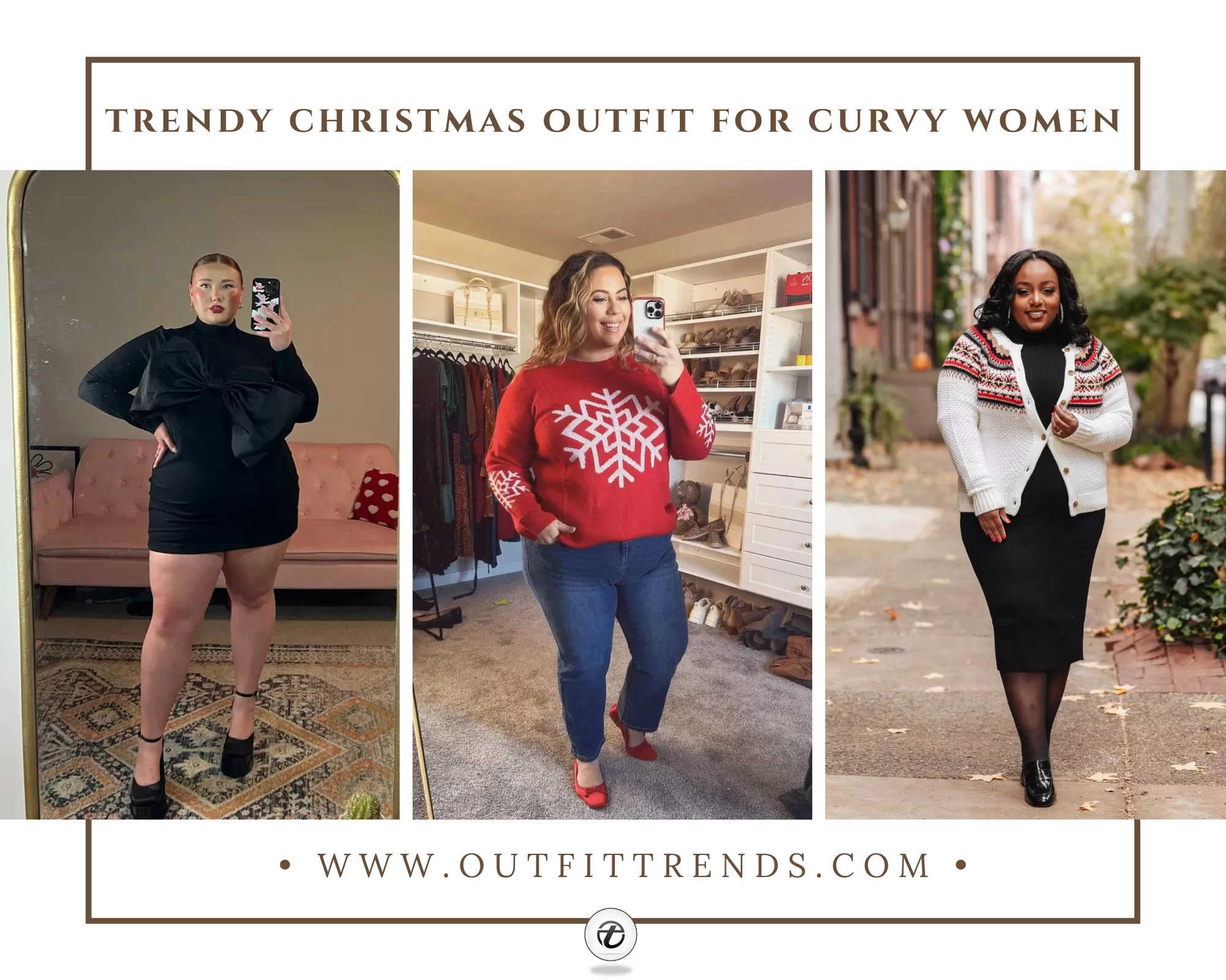 christmas outfits for plus size women