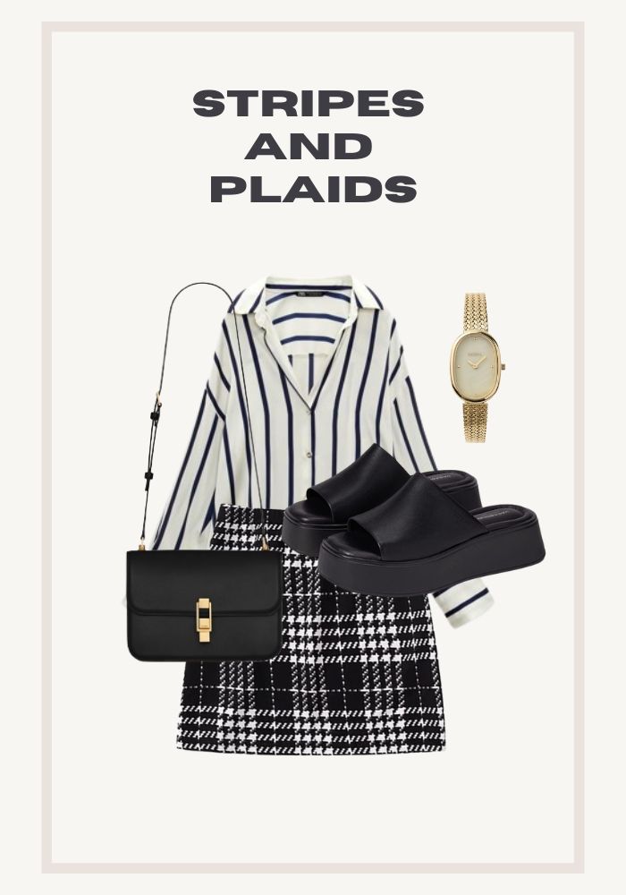 How To Wear Stripes & Plaid Together? 20 Ways To Style Them
