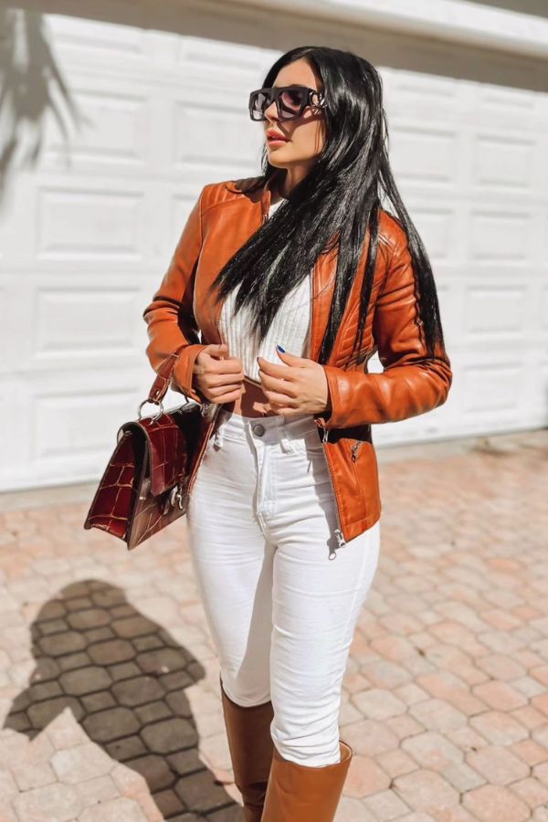 15 Stylish Leather Jacket Outfit Ideas with Styling Tips